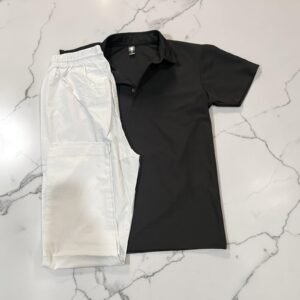 Cutton Stuff Trouzer/Polo T shirt🔥